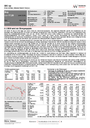 Warburg Research: IBU-tec Comment - 25 mai 2020